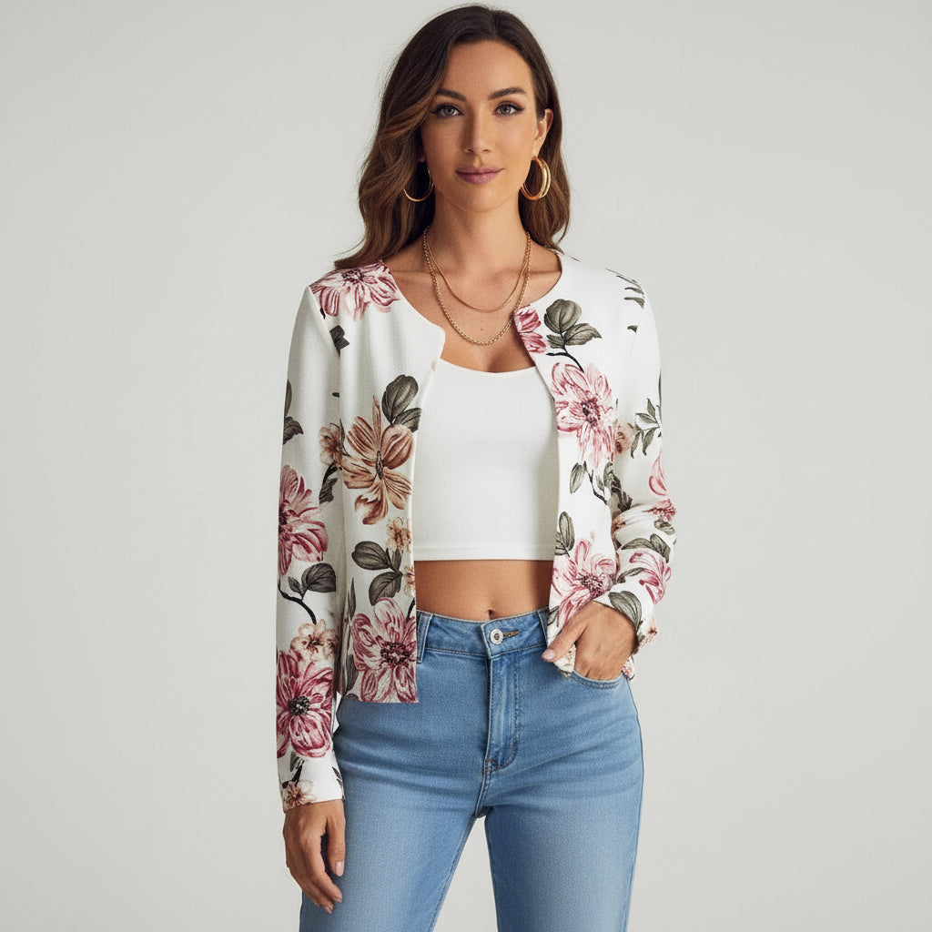 Women's Printed Blazer