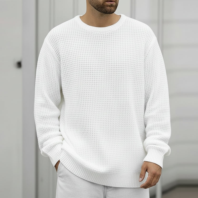 Men's Casual Round Neck Sweater