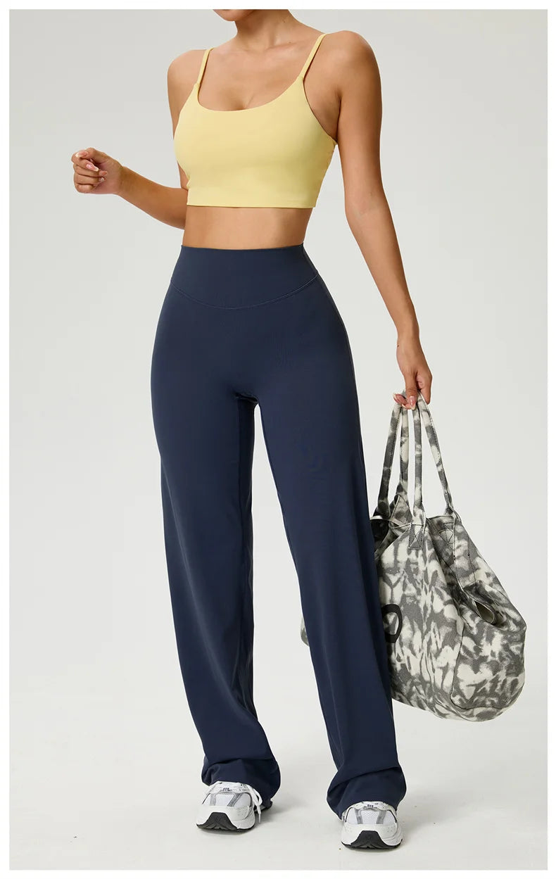 Women Wide Legs Yoga Leggings