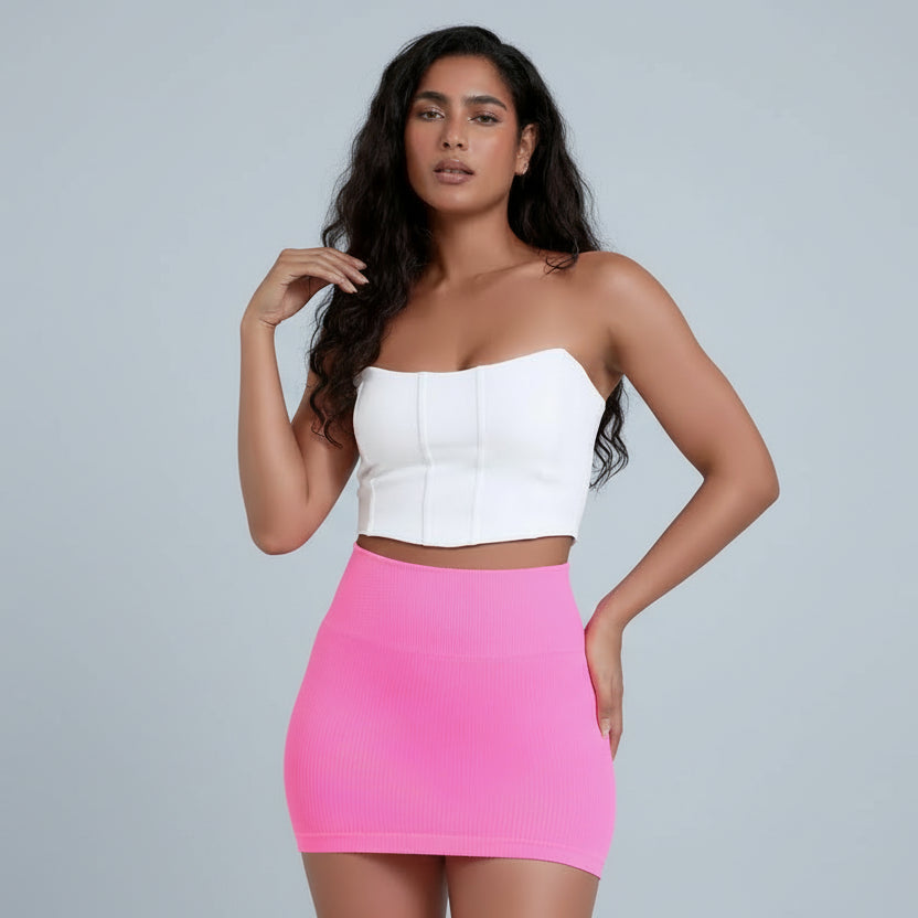 Elastic Business Women's Mini Skirt