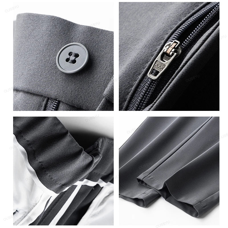 Men Business Casual Trousers