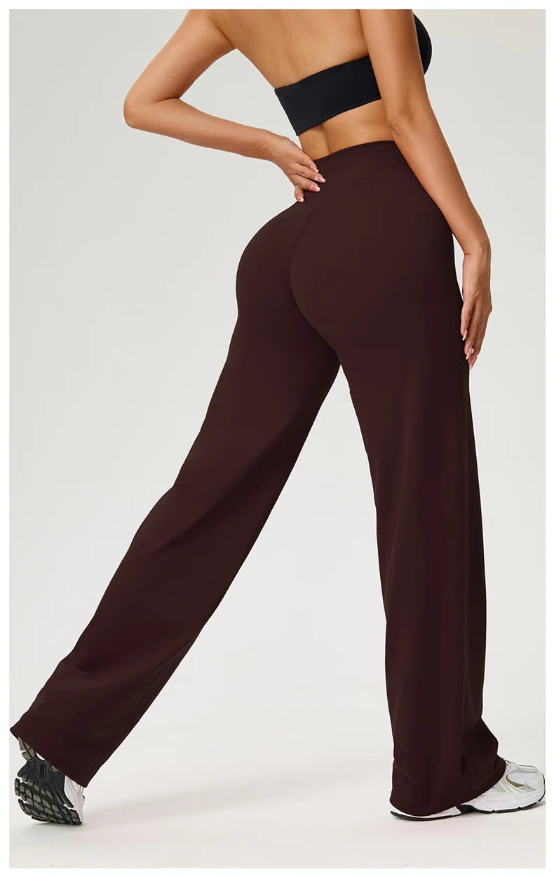 Women Wide Legs Yoga Leggings