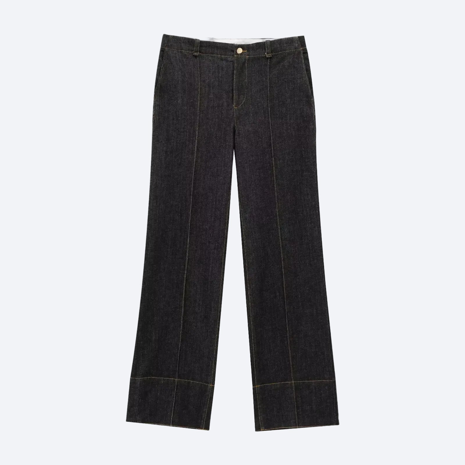 Women Black Denim Suit