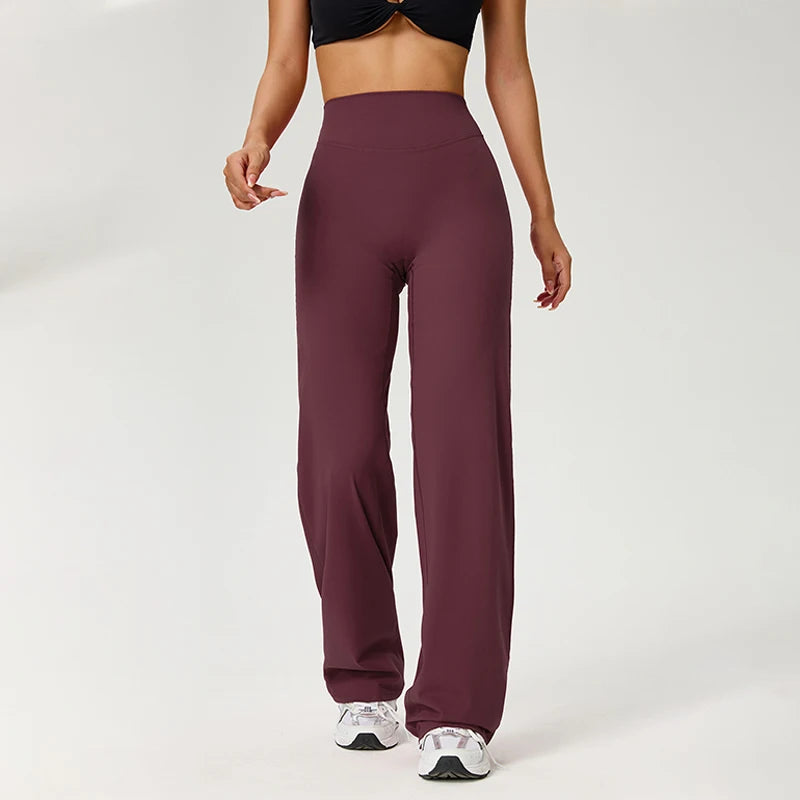 Women Wide Legs Yoga Leggings