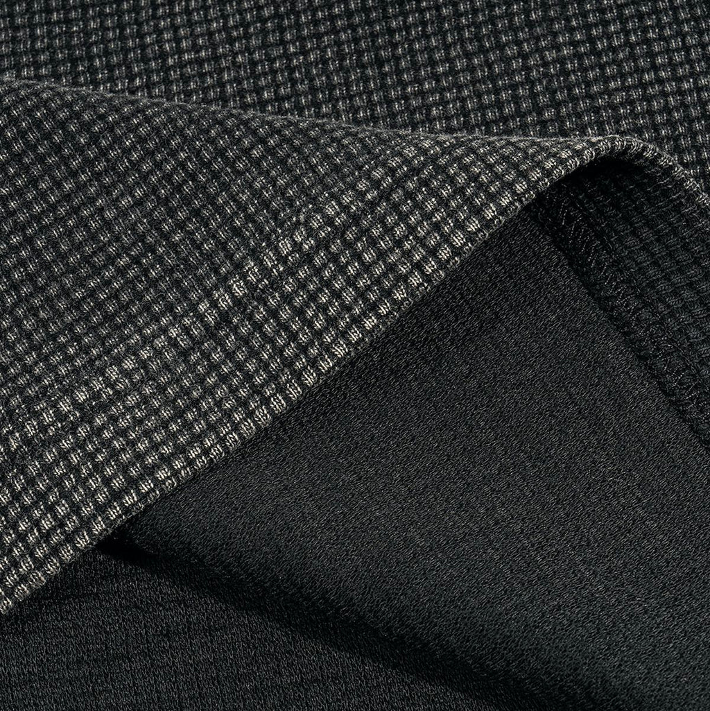 Waffle-Texture Washed Cropped Boxy T-Shirt(250GSM)